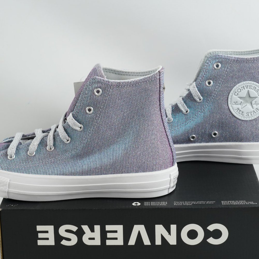 Converse Chuck Taylor All Star Hi Platinum Shoes - Picture 8 of 11